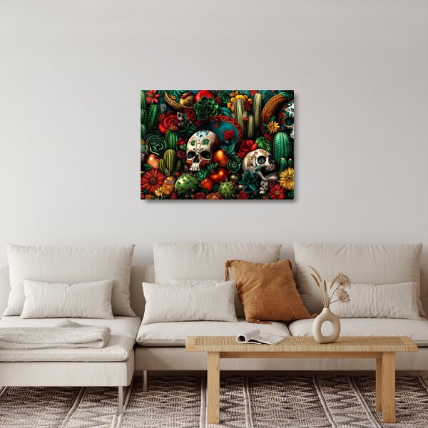 Obraz na szkle - Meksykańska koncepcja (70x50 cm)