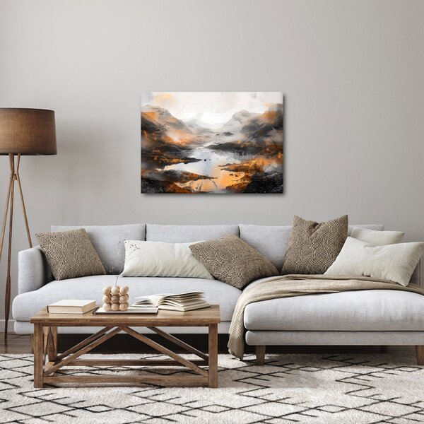 Obraz - Malowanie górskich krajobrazów (70x50 cm)