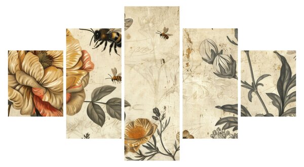 Obraz - Bee Meadow (125x70 cm)