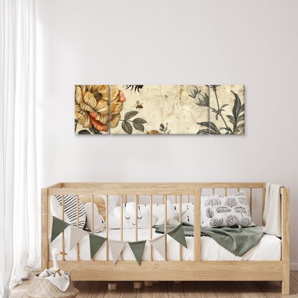 Obraz - Bee Meadow (170x50 cm)