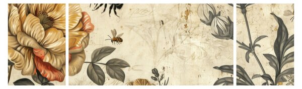 Obraz - Bee Meadow (170x50 cm)