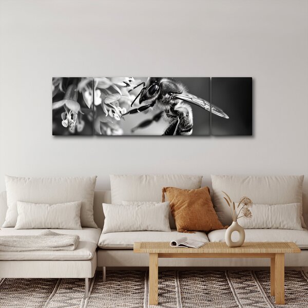 Obraz - Szczegół pszczoły (170x50 cm)