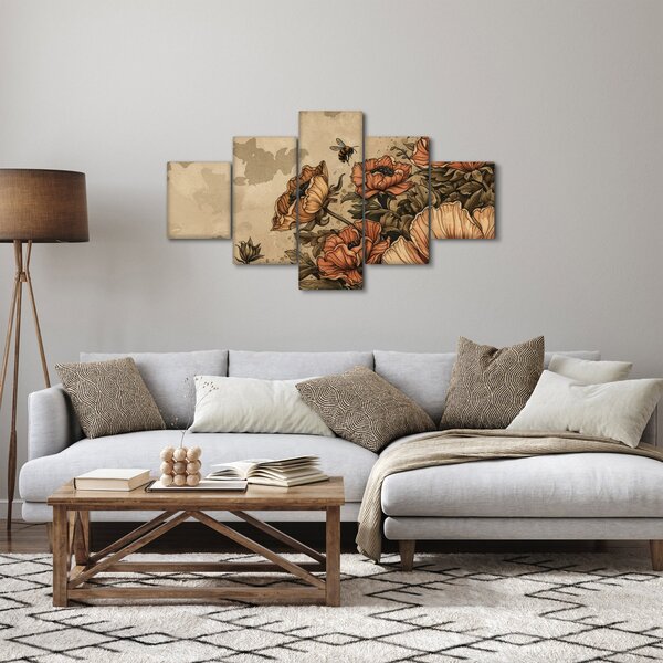 Obraz - Bee Meadow II. (125x70 cm)