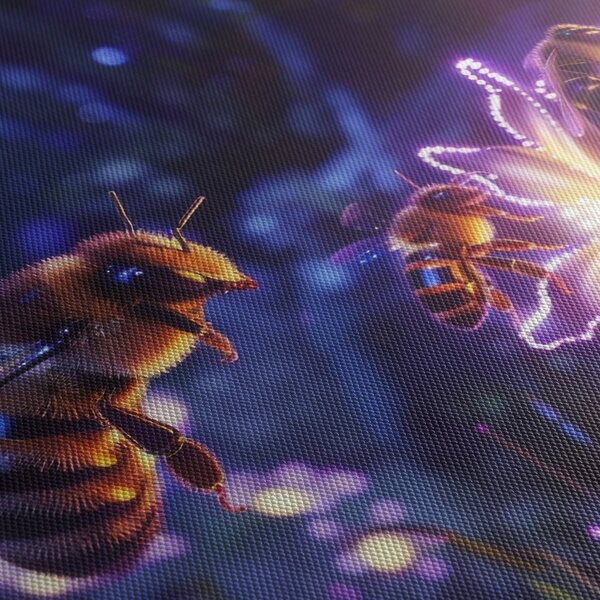Obraz - Bee Meadow III. (170x50 cm)