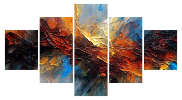 Obraz - Tekstura koloru (125x70 cm)
