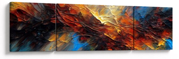 Obraz - Tekstura koloru (170x50 cm)