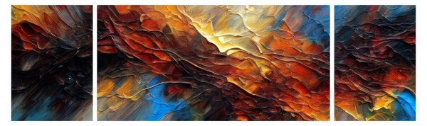 Obraz - Tekstura koloru (170x50 cm)