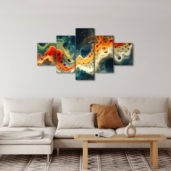 Obraz - Nowoczesna abstrakcja (125x70 cm)