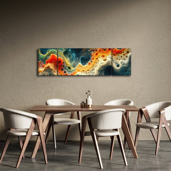 Obraz - Nowoczesna abstrakcja (170x50 cm)