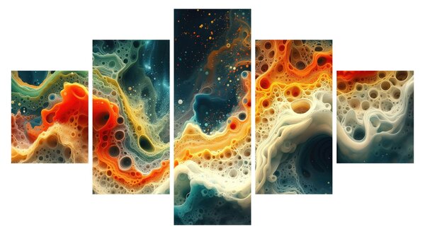 Obraz - Nowoczesna abstrakcja (125x70 cm)