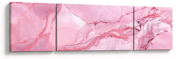 Obraz - Różowy marmur (170x50 cm)