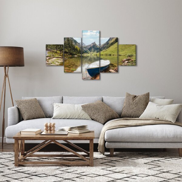 Obraz - Seealpsee, jezioro w Szwajcarii (125x70 cm)