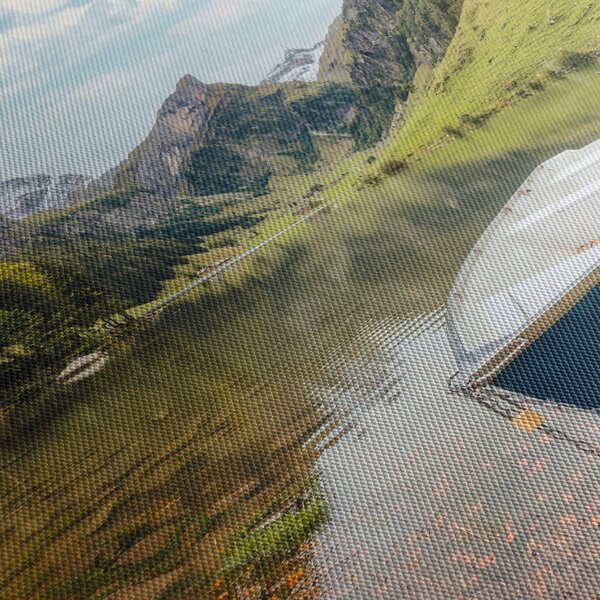 Obraz - Seealpsee, jezioro w Szwajcarii (125x70 cm)