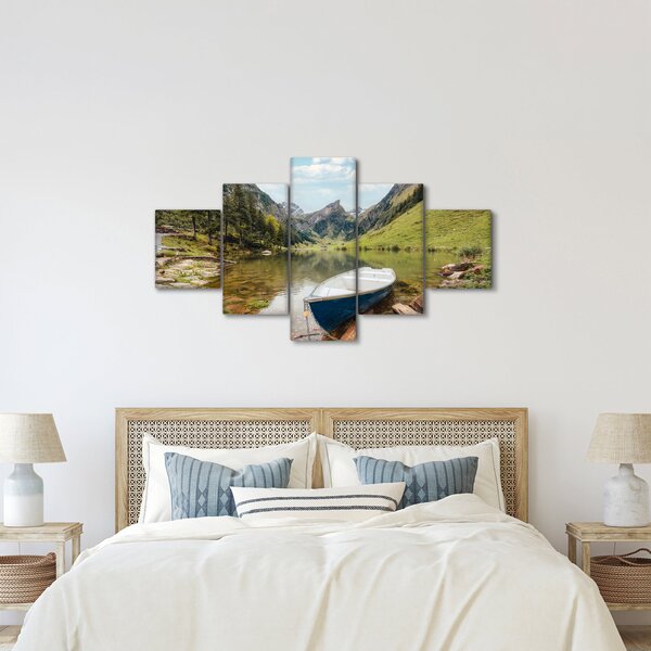 Obraz - Seealpsee, jezioro w Szwajcarii (125x70 cm)