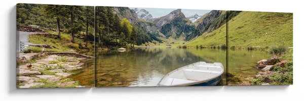 Obraz - Seealpsee, jezioro w Szwajcarii (170x50 cm)