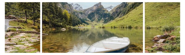 Obraz - Seealpsee, jezioro w Szwajcarii (170x50 cm)