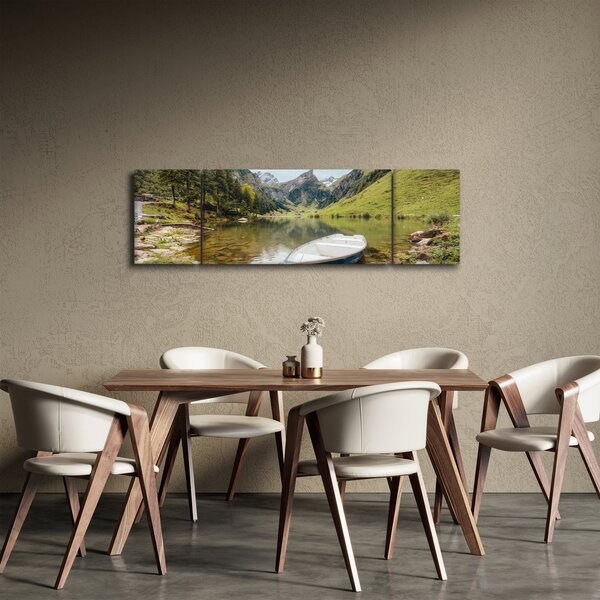 Obraz - Seealpsee, jezioro w Szwajcarii (170x50 cm)