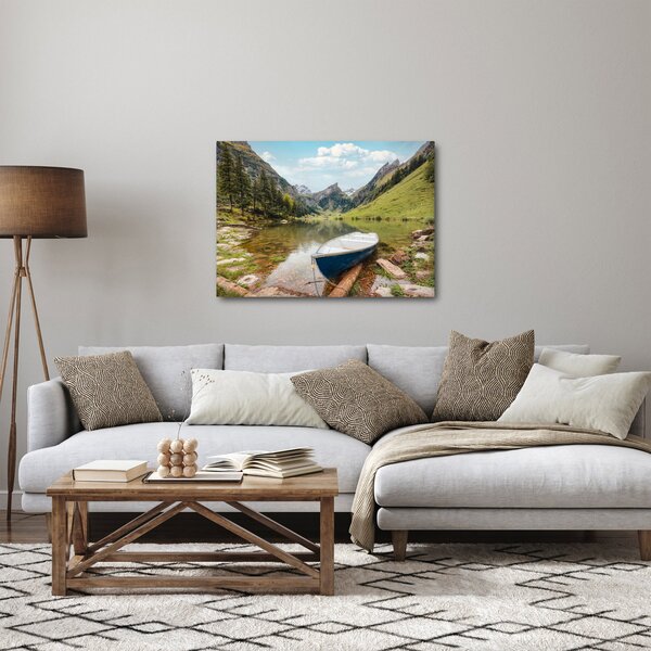 Obraz - Seealpsee, jezioro w Szwajcarii (70x50 cm)