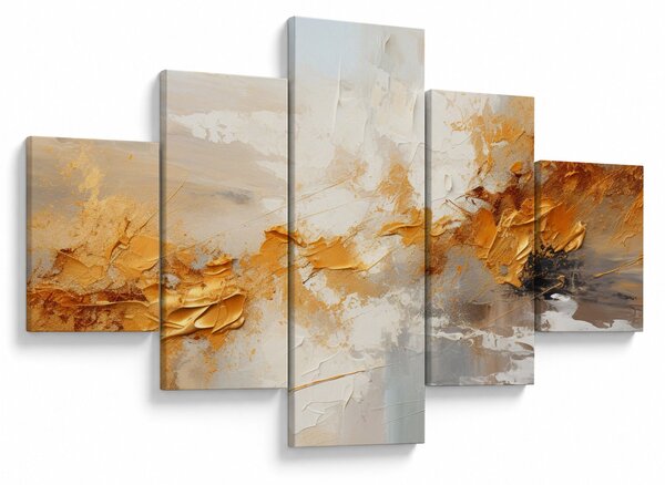 Obraz - Złota tekstura (125x70 cm)