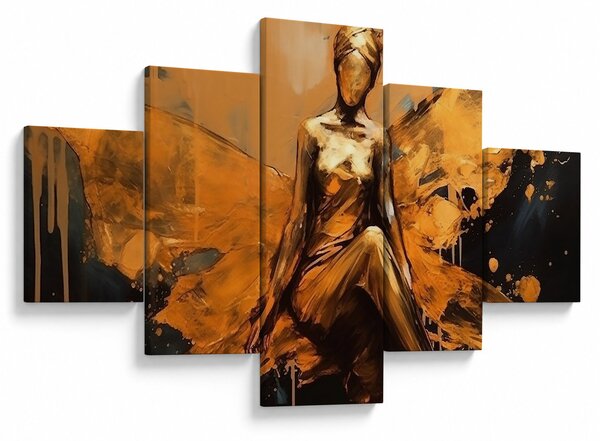 Obraz - Abstrakcja wróżki (125x70 cm)