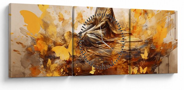 Obraz - Uzdrowiciel (z zegarem) (90x30 cm)