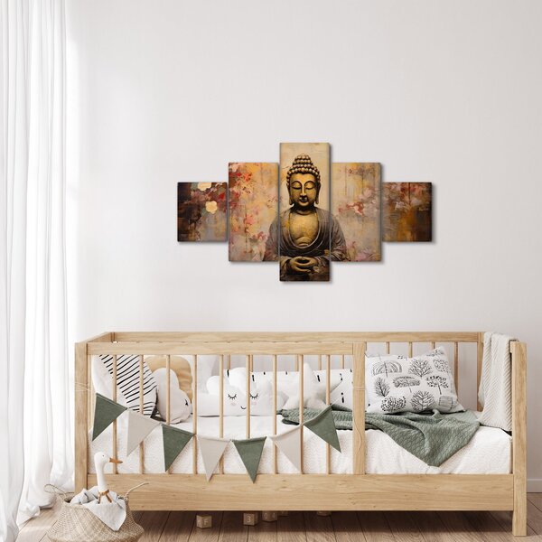Obraz - Budda, malarstwo (125x70 cm)