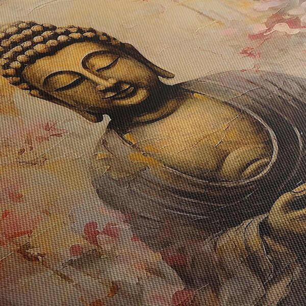Obraz - Budda, malarstwo (125x70 cm)