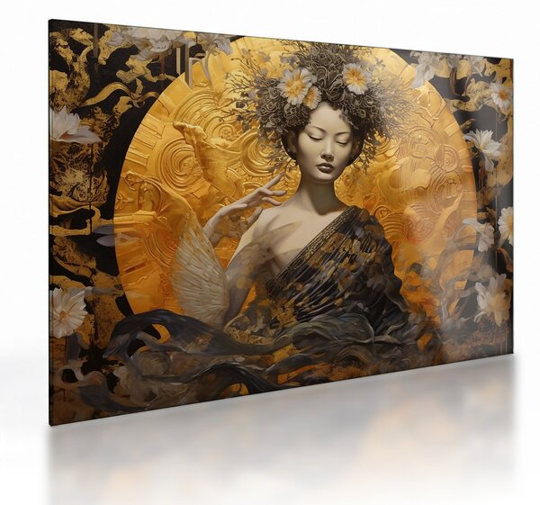 Obraz na szkle - Japonka (70x50 cm)
