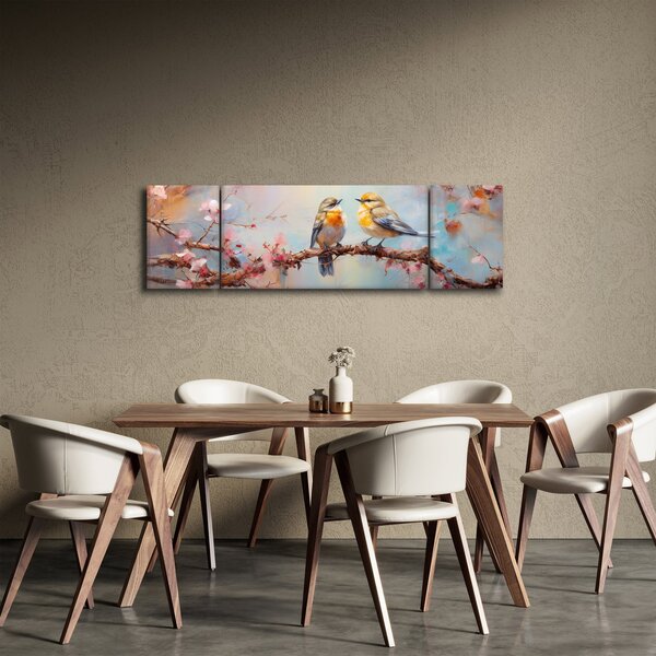 Obraz - Gołąbki (170x50 cm)