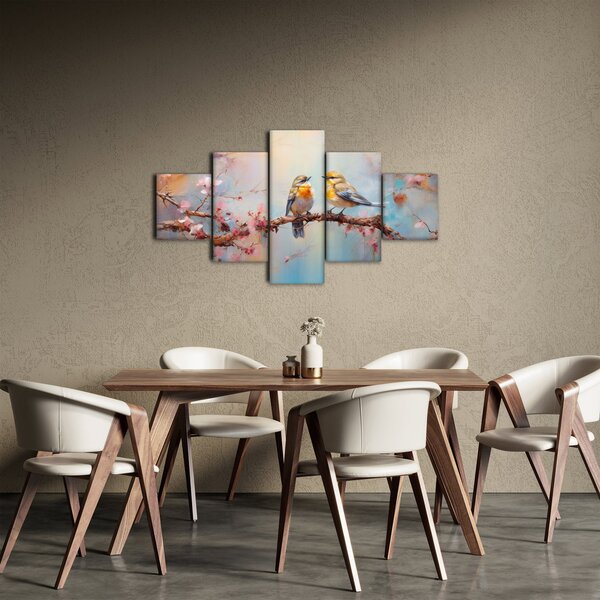 Obraz - Gołąbki (125x70 cm)