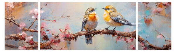 Obraz - Gołąbki (170x50 cm)