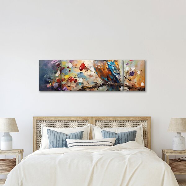 Obraz - Malowana sowa (170x50 cm)