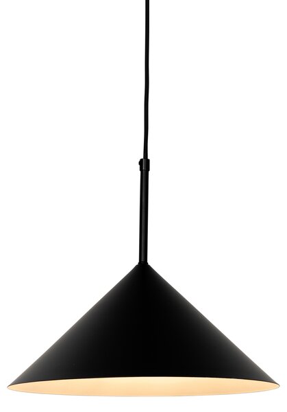Designerska lampa wisząca czarna - Triangolo