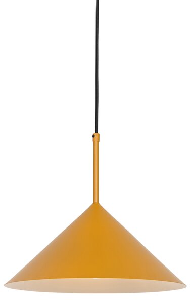 Designerska lampa wisząca żółta - Triangolo Oswietlenie wewnetrzne