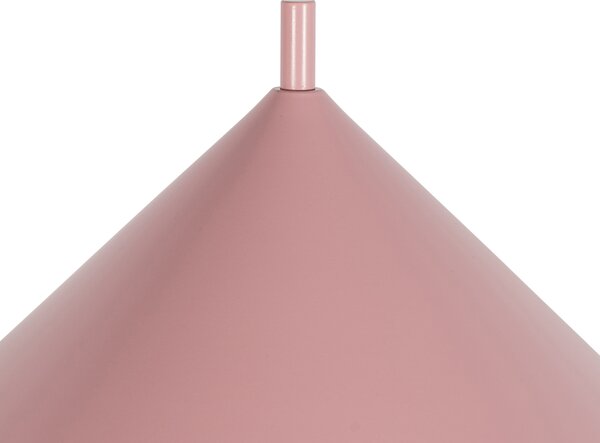 Designerska lampa podłogowa różowa - Triangolo