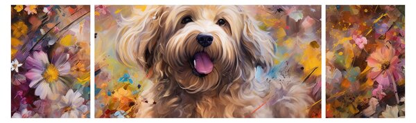 Obraz - Happy Dog II. (170x50 cm)