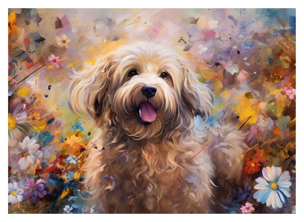 Obraz na szkle - Happy Dog II. (70x50 cm)