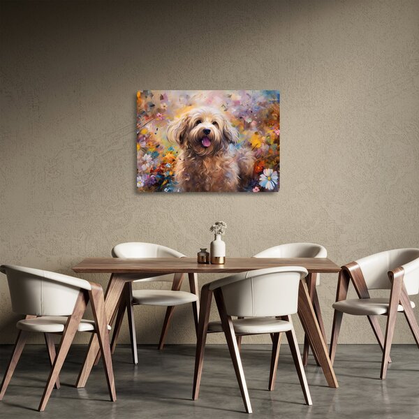 Obraz na szkle - Happy Dog II. (70x50 cm)