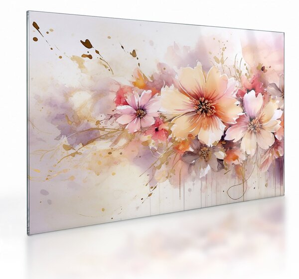 Obraz na szkle - Kwiaty (70x50 cm)