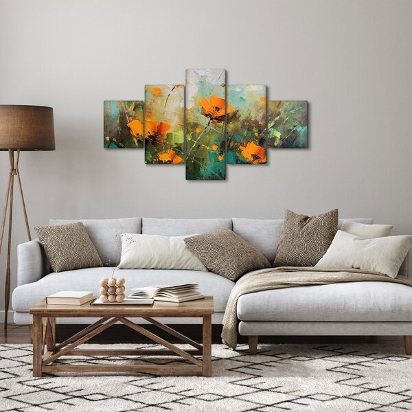 Obraz - Kwiaty (125x70 cm)