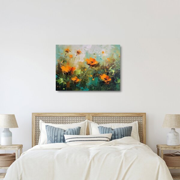 Obraz na szkle - Kwiaty (70x50 cm)