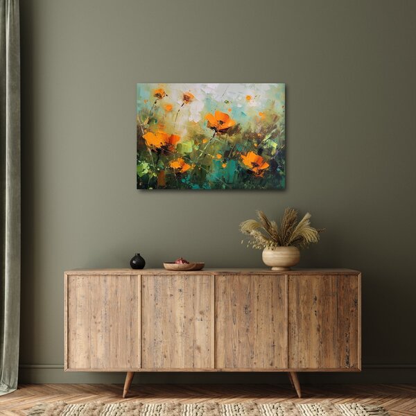 Obraz - Kwiaty (70x50 cm)