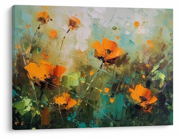 Obraz - Kwiaty (70x50 cm)