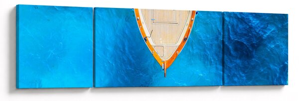 Obraz - Letnia łódź (170x50 cm)