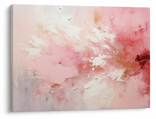 Obraz - Różowa abstrakcja (70x50 cm)