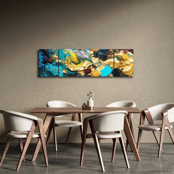 Obraz - Teksturowany obraz olejny (170x50 cm)