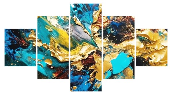 Obraz - Teksturowany obraz olejny (125x70 cm)