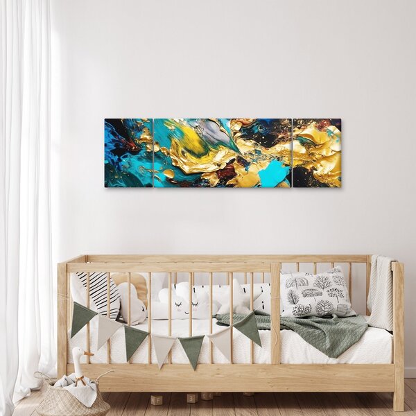 Obraz - Teksturowany obraz olejny (170x50 cm)