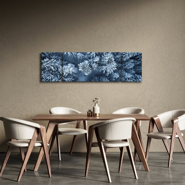 Obraz - Śnieżny las (170x50 cm)