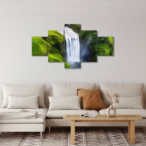 Obraz - Wodospad Skogafoss (125x70 cm)